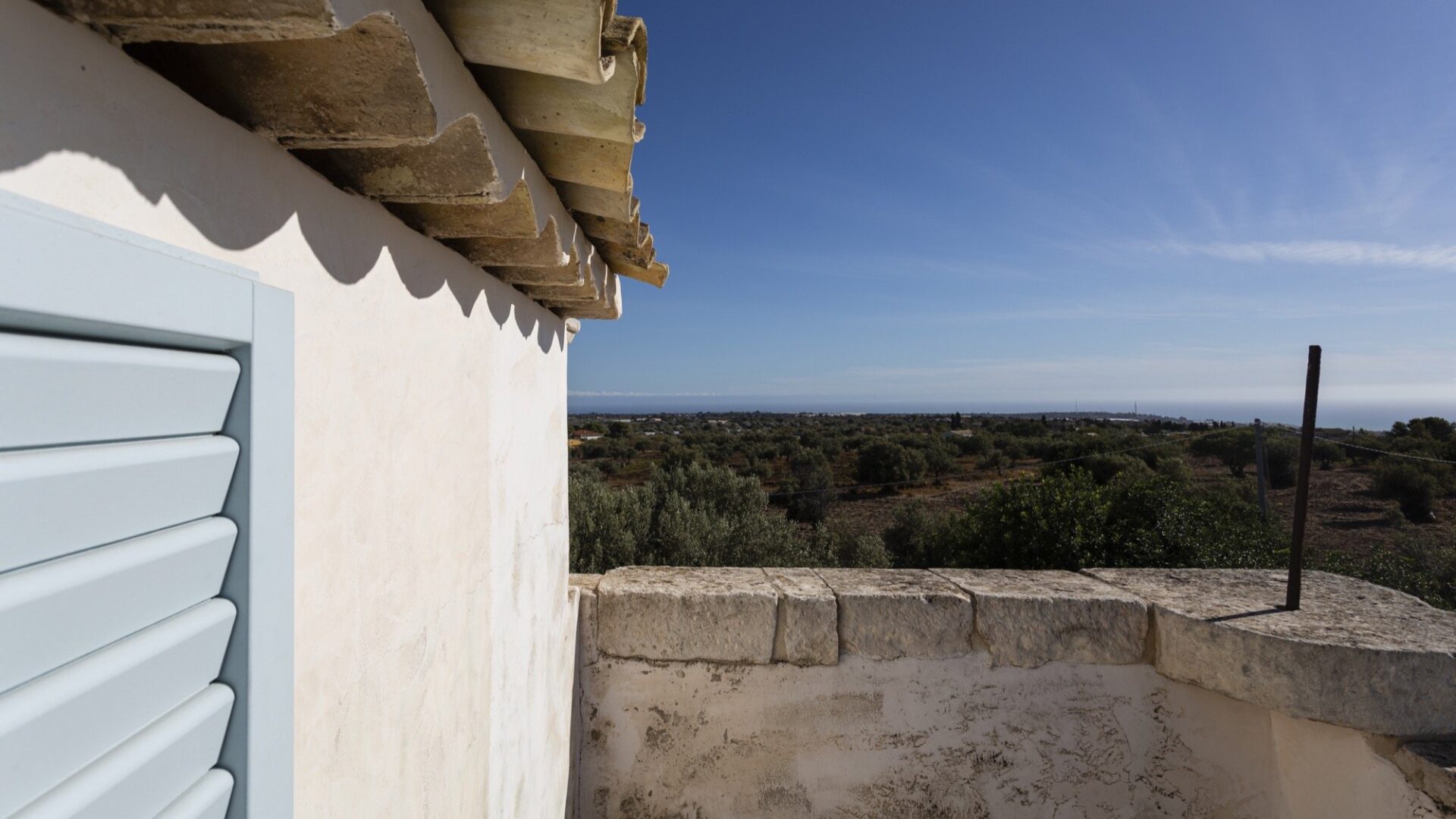 The view from the terrace of Antica Torre 14