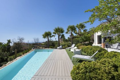The private pool of Casa Alba