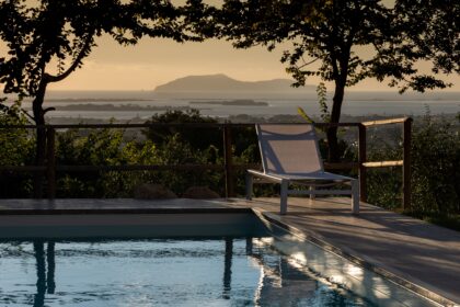 Villa Ferla Verde's pool and the panoramic view