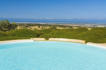 The view from the pool of Villa Fugata I