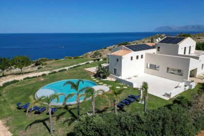 The outside from the above