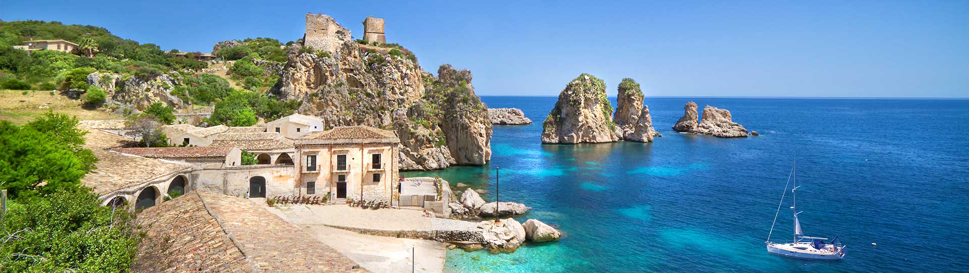 Scopello testata La Tonnara di Scopello